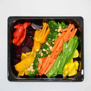 Cpet trays with Veggies