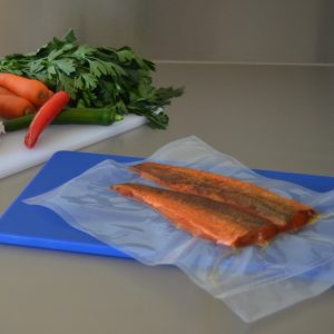 Vacuum sealing bags for fish